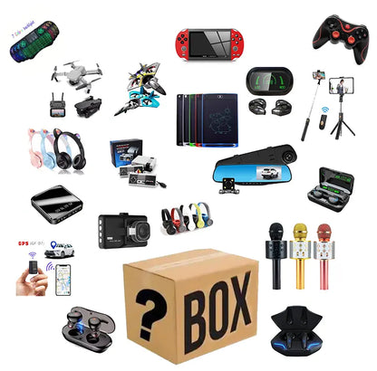 Top Seller Mystery Boxes Earphone Headphones Drone For phone Headphones Mystery Box  Electronics Sale of Mysterious Boxes 1 buyer